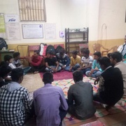 Meeting with Prayas clients who are undergoing vocational training courses after released from Observation Home, Mumbai.