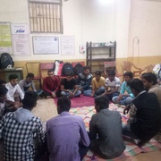 Meeting with Prayas clients who are undergoing vocational training courses after release from Observation Home, Mumbai.