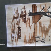 Prayas organized a unique coffee painting workshop at Kasturva Mahila Vastigruha on May 22, 2024 P1