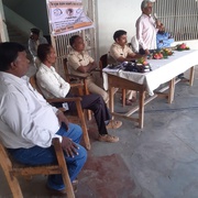 Prayas Legal Aid Coordinator Murlidhar Jagtap being felicitated by Latur Prison Authorities