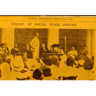 A News Clipping on the Inauguration of the SSW