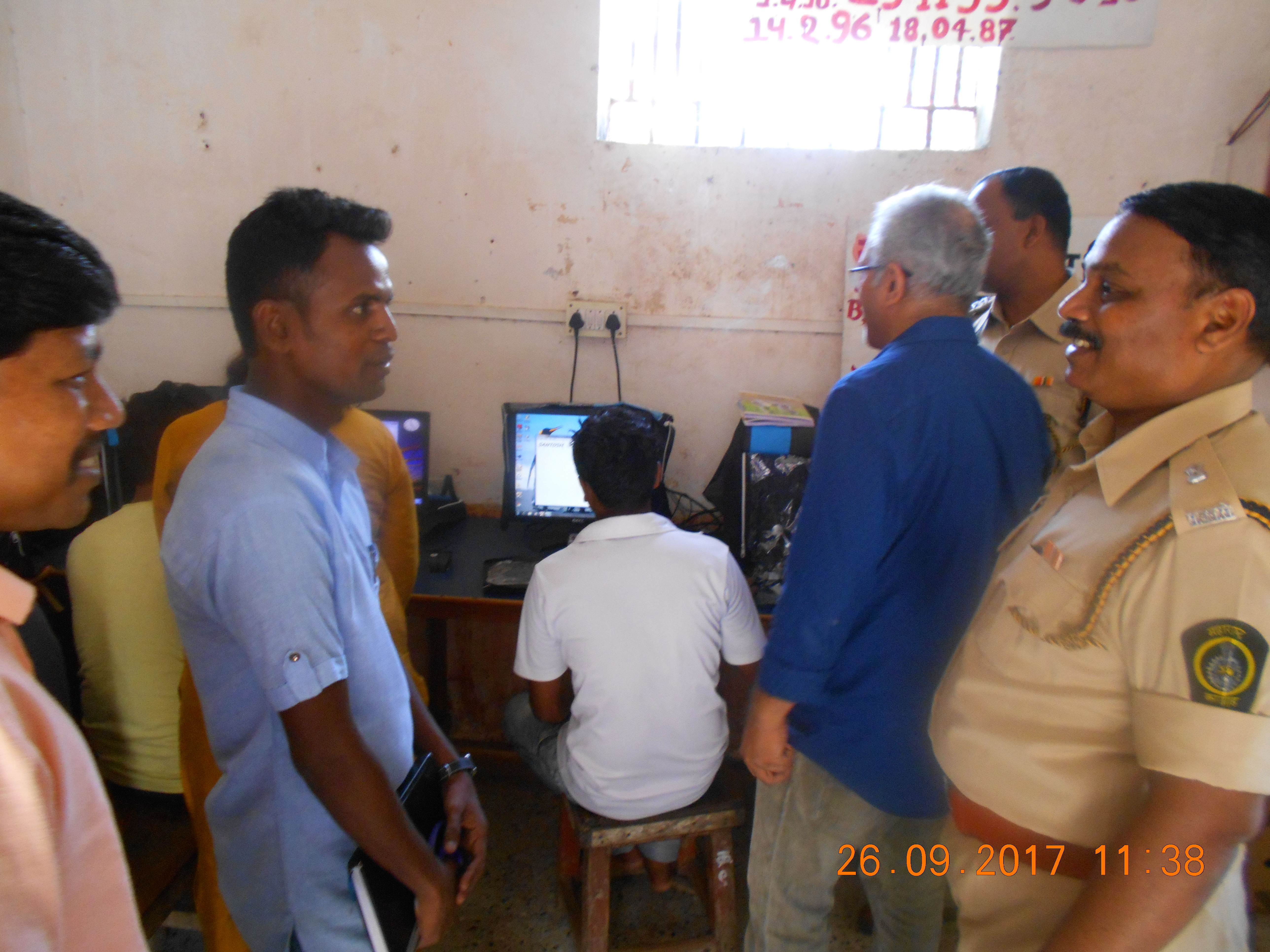 Inauguration of computer classes organised by Vidya NGO with the support of Prayas at Kalyan District Prison on 26th September 2017