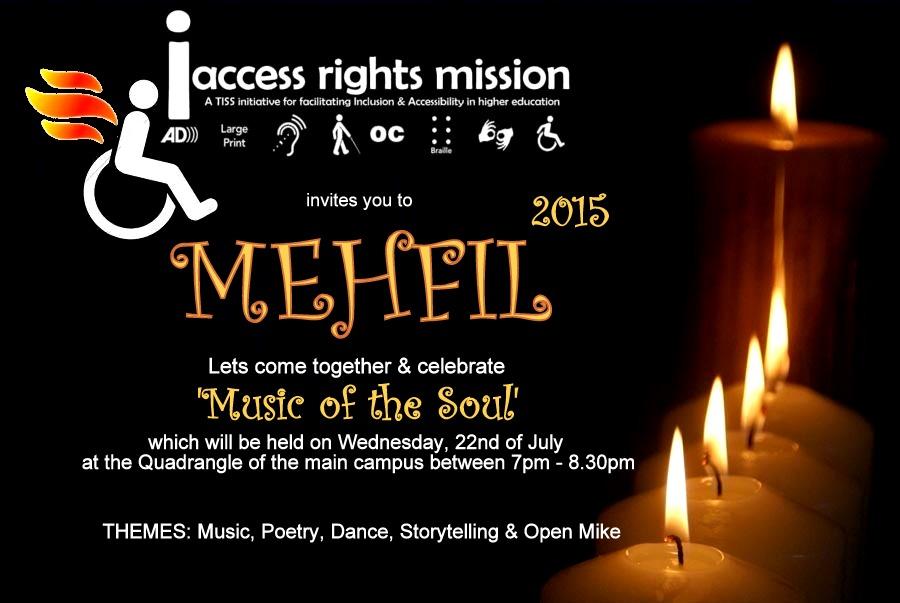 MEHFIL 2015-DISABILITY AWARENESS