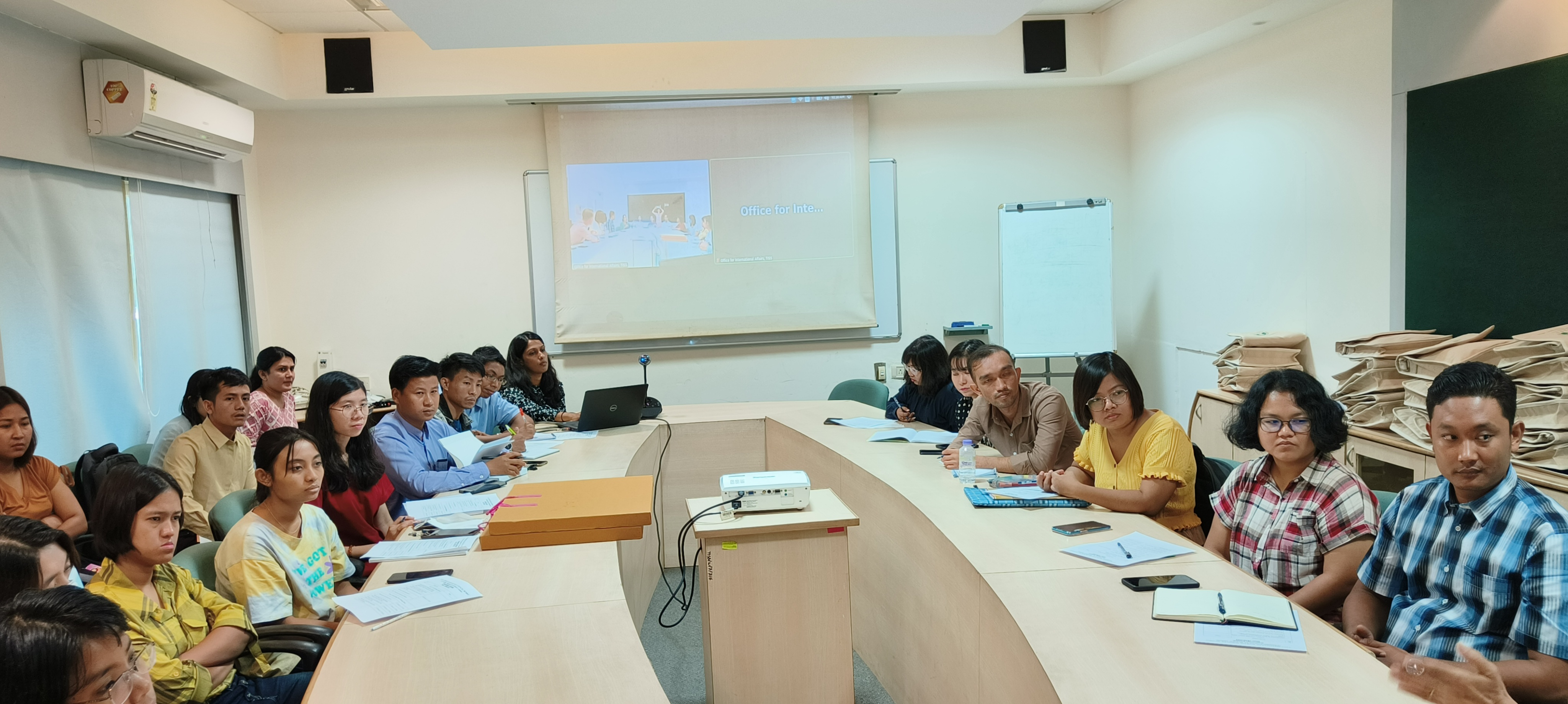 Students from Myanmar at TISS