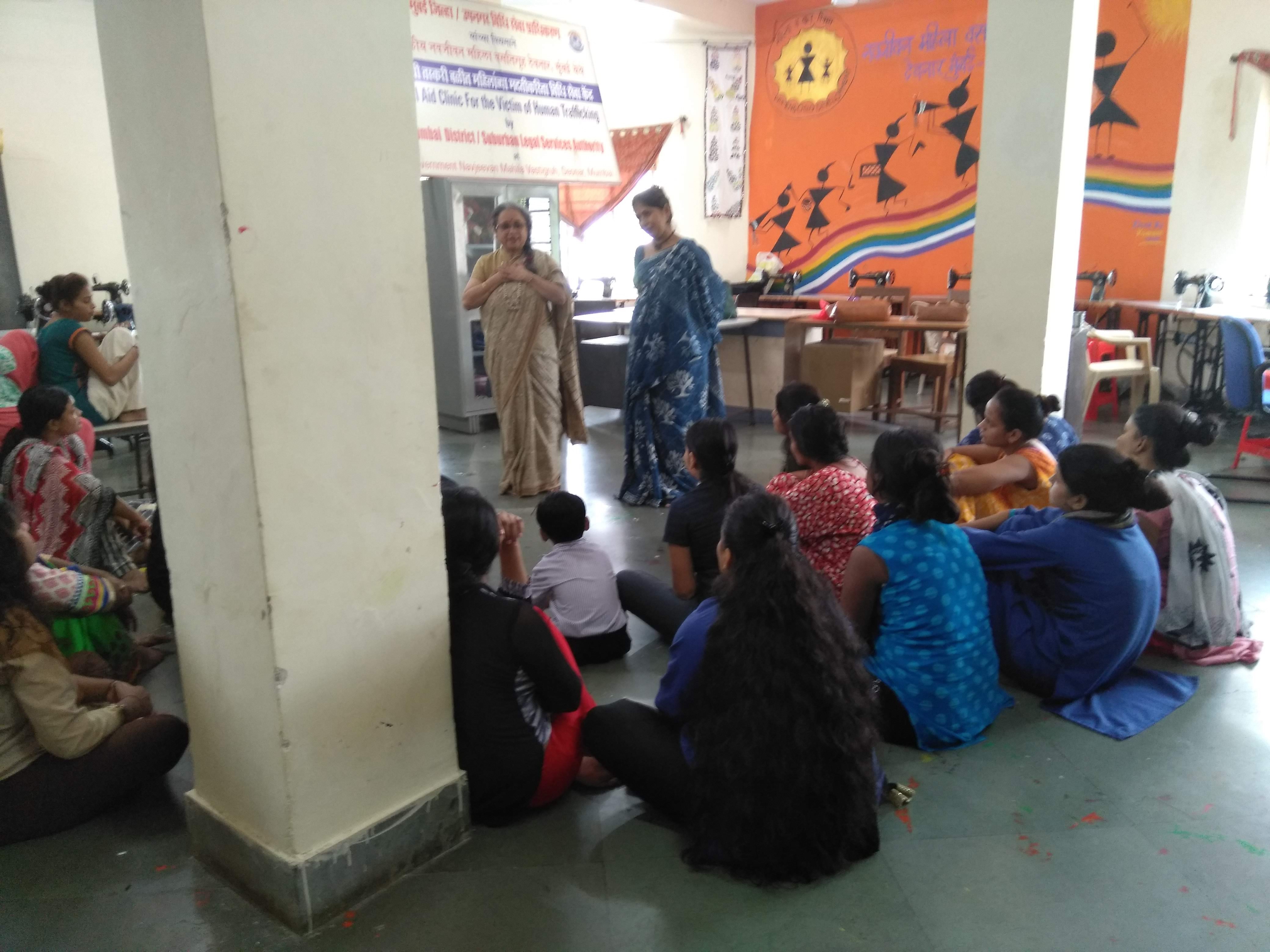 Orientation Session on Personality Development in Navjeevan Mahila Vastigruha (NMV) (Government Protective Home for women)