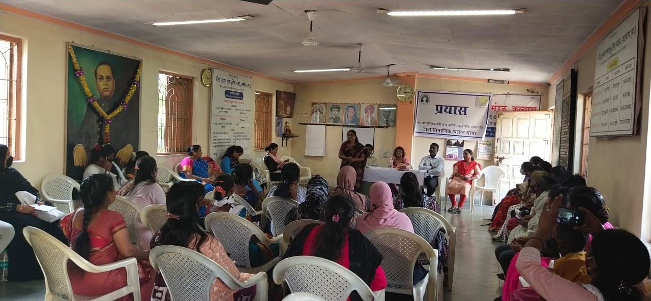 Prayas women's self help group training sessions