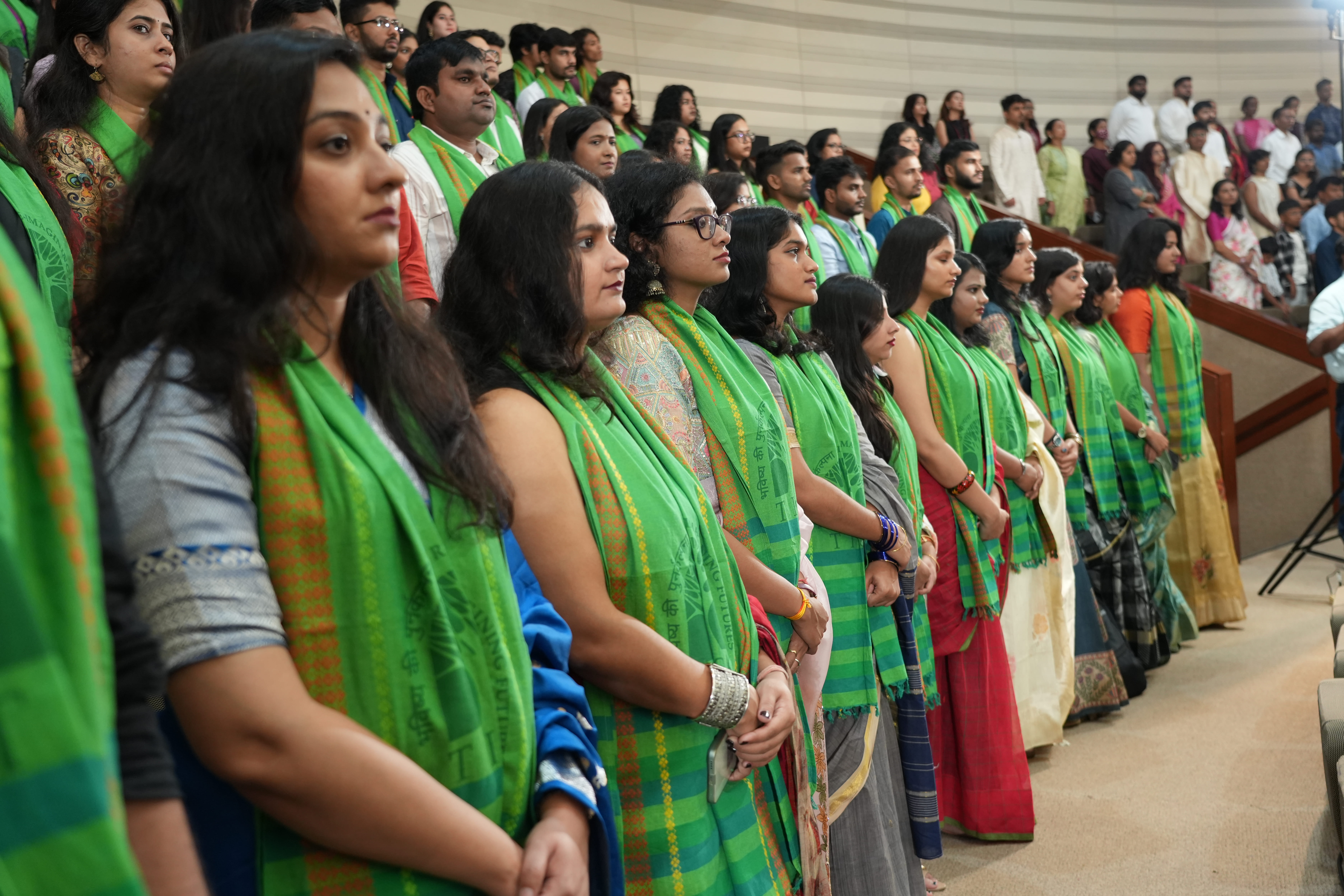 Audience gathered at the TISS convocation auditorium