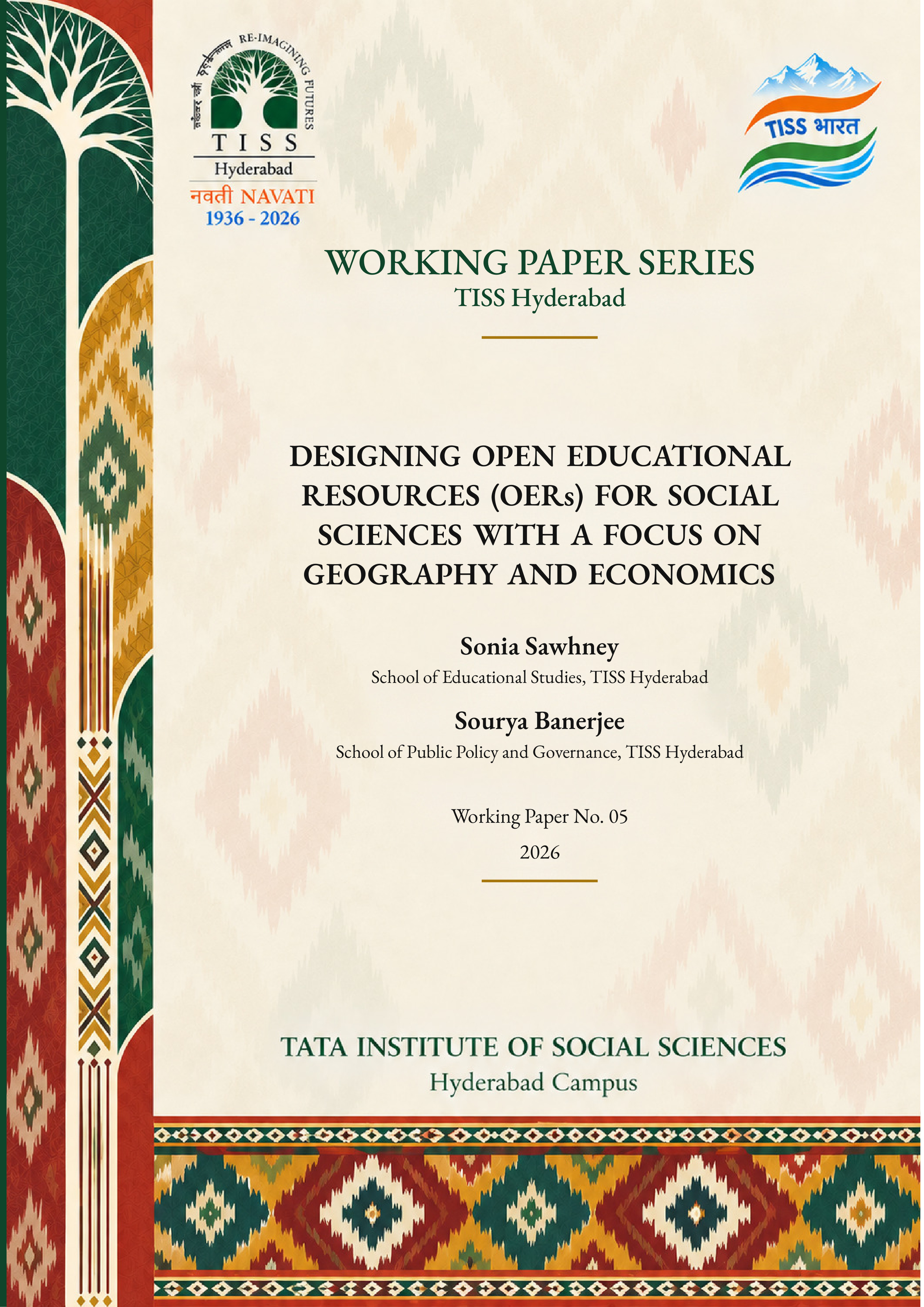 Designing Open Educational Resources (OERs) for Social Sciences with a Focus on Geography and Economics