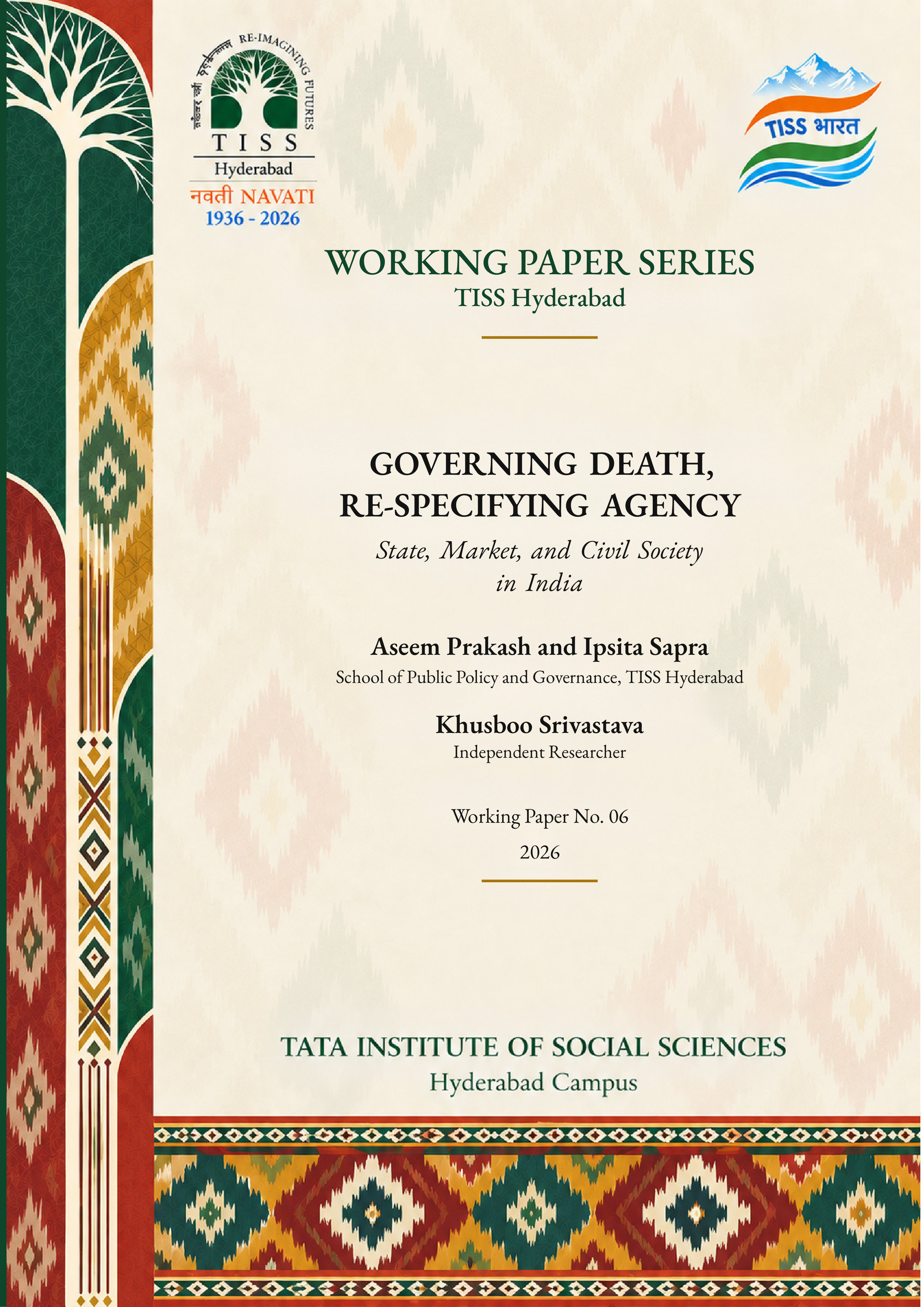 Governing Death, Re-specifying Agency: State, Market, and Civil Society in India